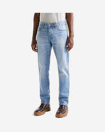 Straight leg 100% cotton jeans