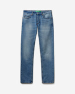 Straight leg 100% cotton jeans