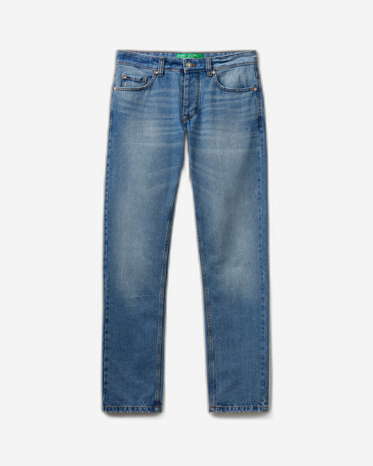 Straight leg 100% cotton jeans