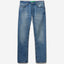 Straight leg 100% cotton jeans