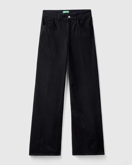 Wide leg jeans