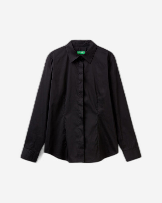 Shirt in stretch cotton blend