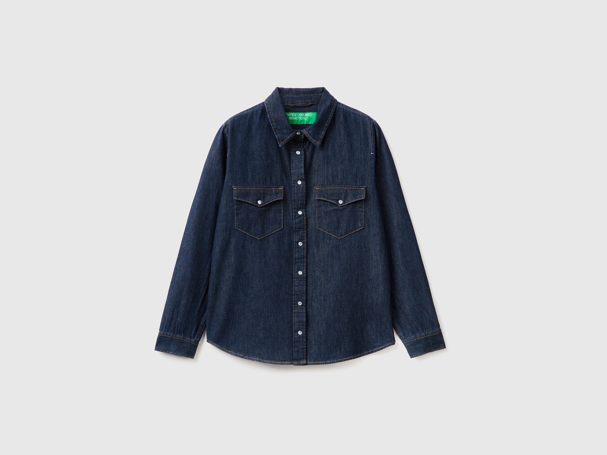 Regular fit denim shirt