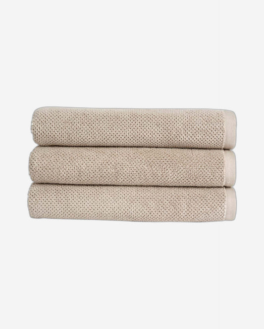 Christy "Brixton" Bath Towels Collection in Pebble