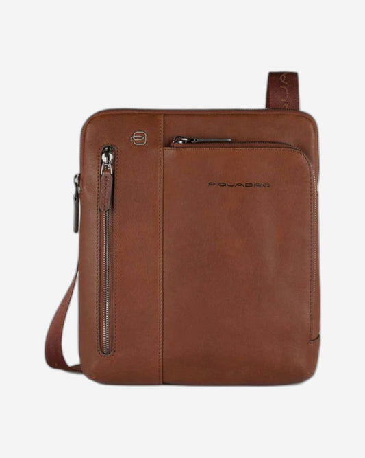 Piquadro Black Square Ipad Air/Pro 9.7" Men'S Crossbody Bag Tobacco CA1816B3/CU
