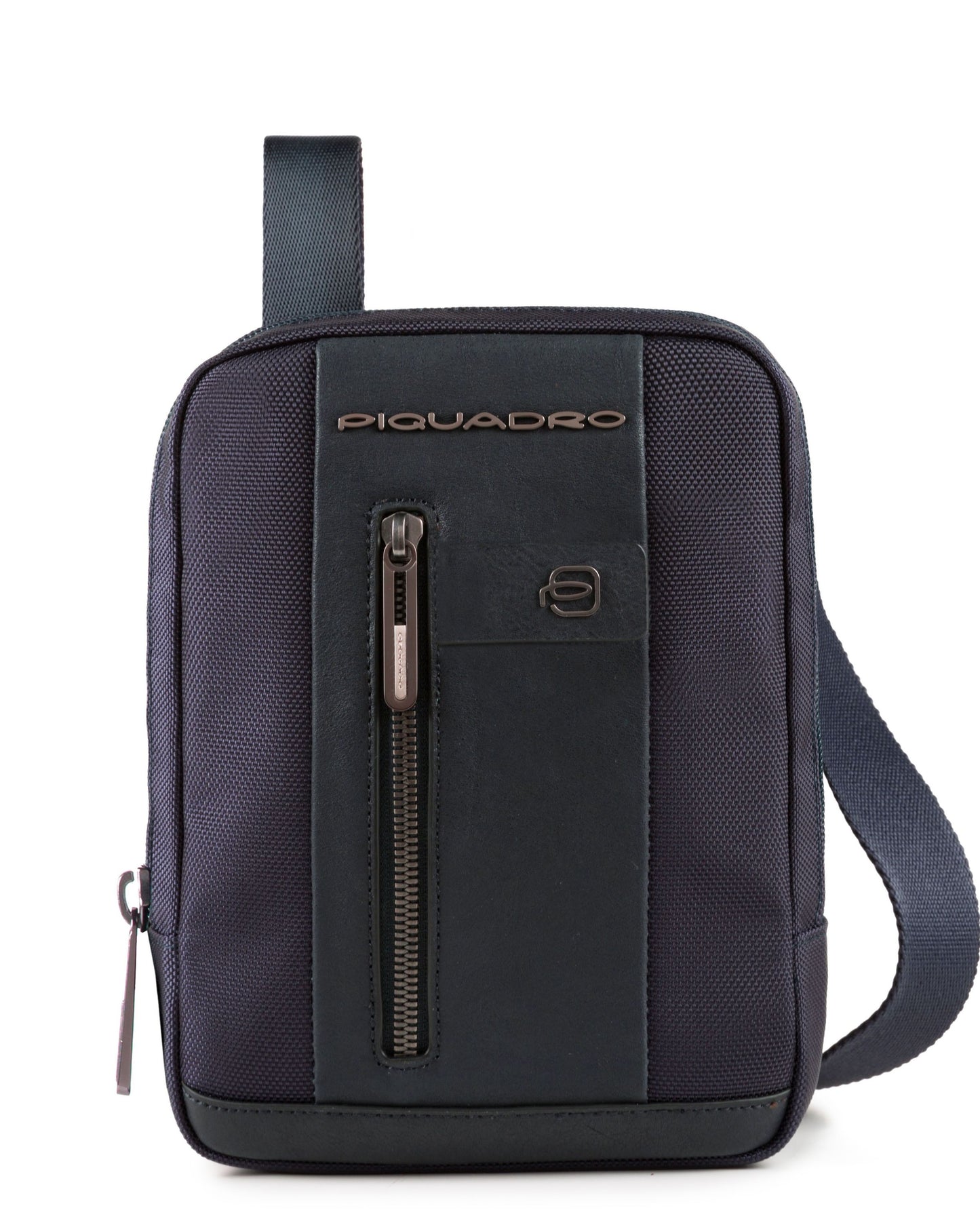 Piquadro Crossbody Bag In Recycled Fabric Ipad Mini Pocket