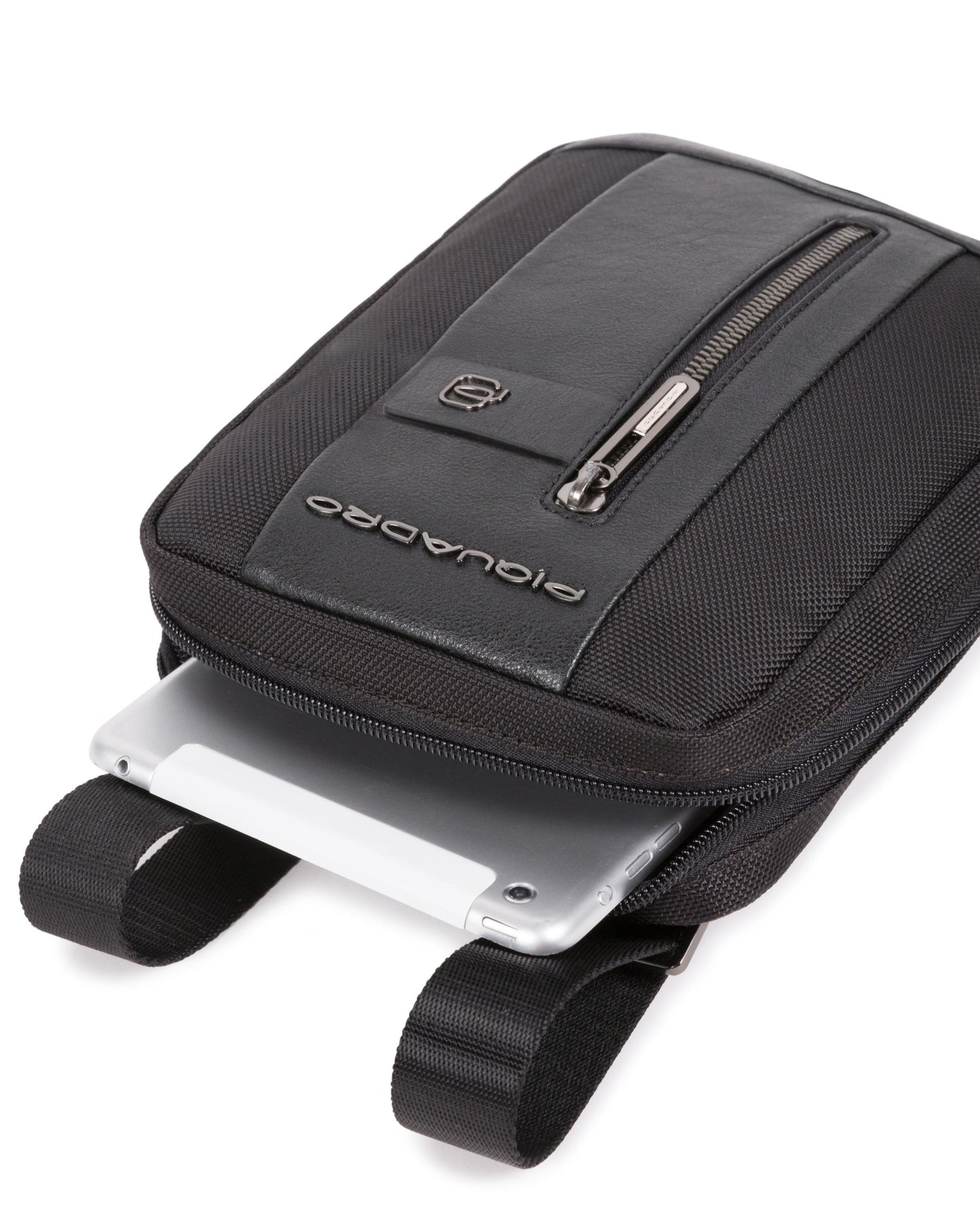 Piquadro Recycled Fabric Crossbody Bag