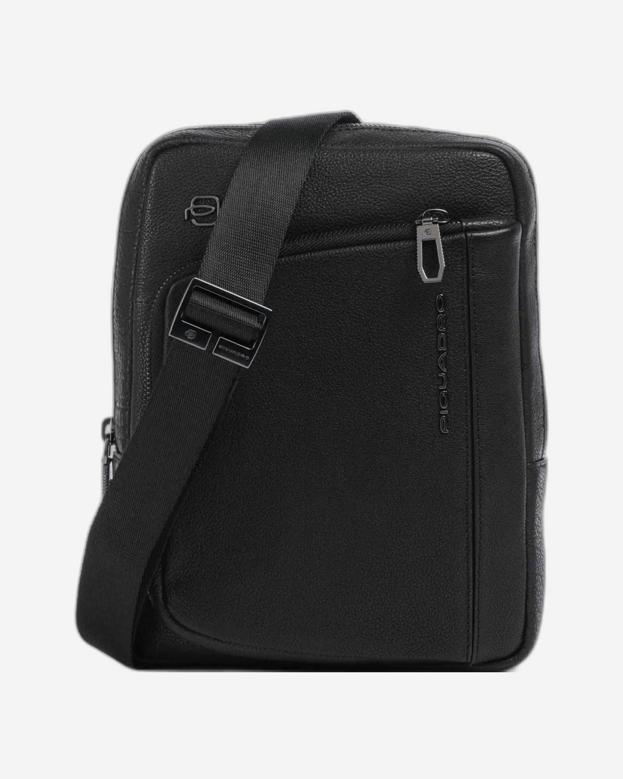 Piquadro  S134 Crossbody In Leather Black CA3084S134/N