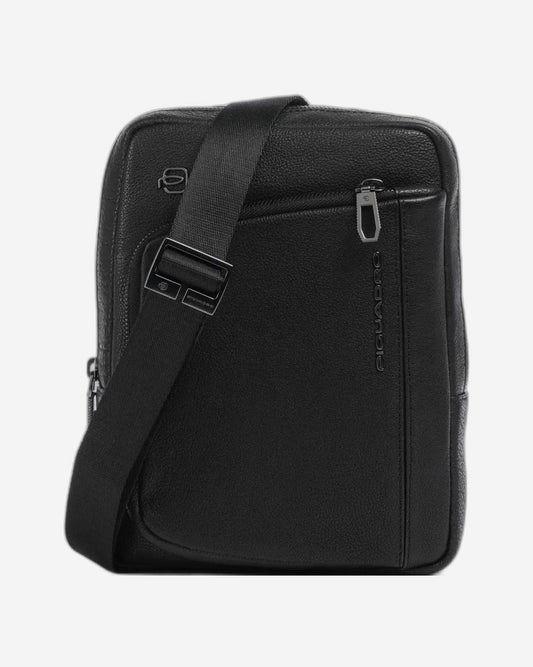 Piquadro  S134 Crossbody In Leather Black CA3084S134/N