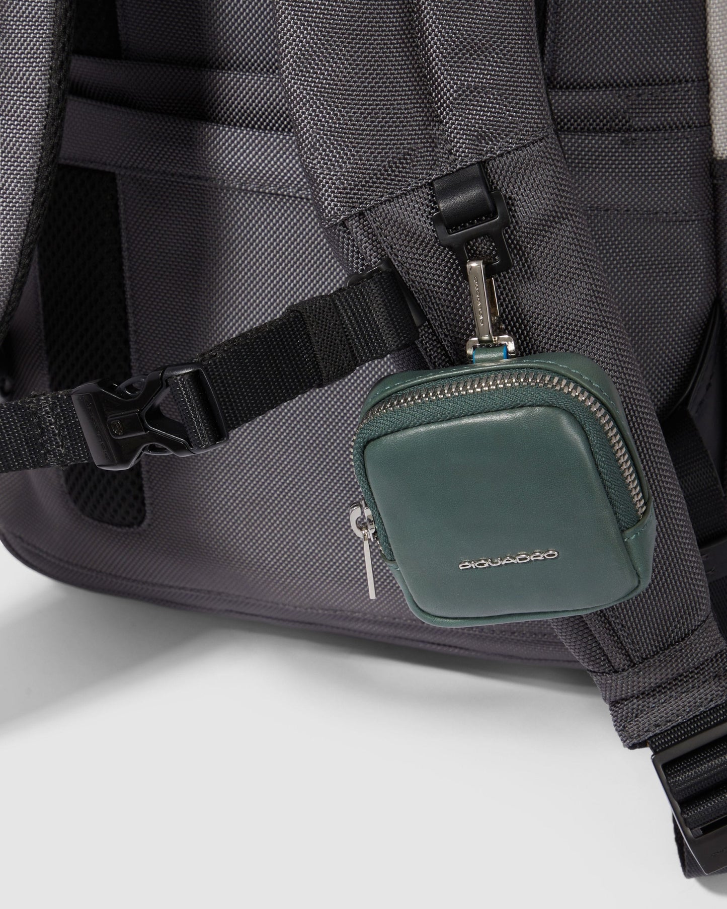 Piquadro 14” Laptop Compartment Backpack Grey Black