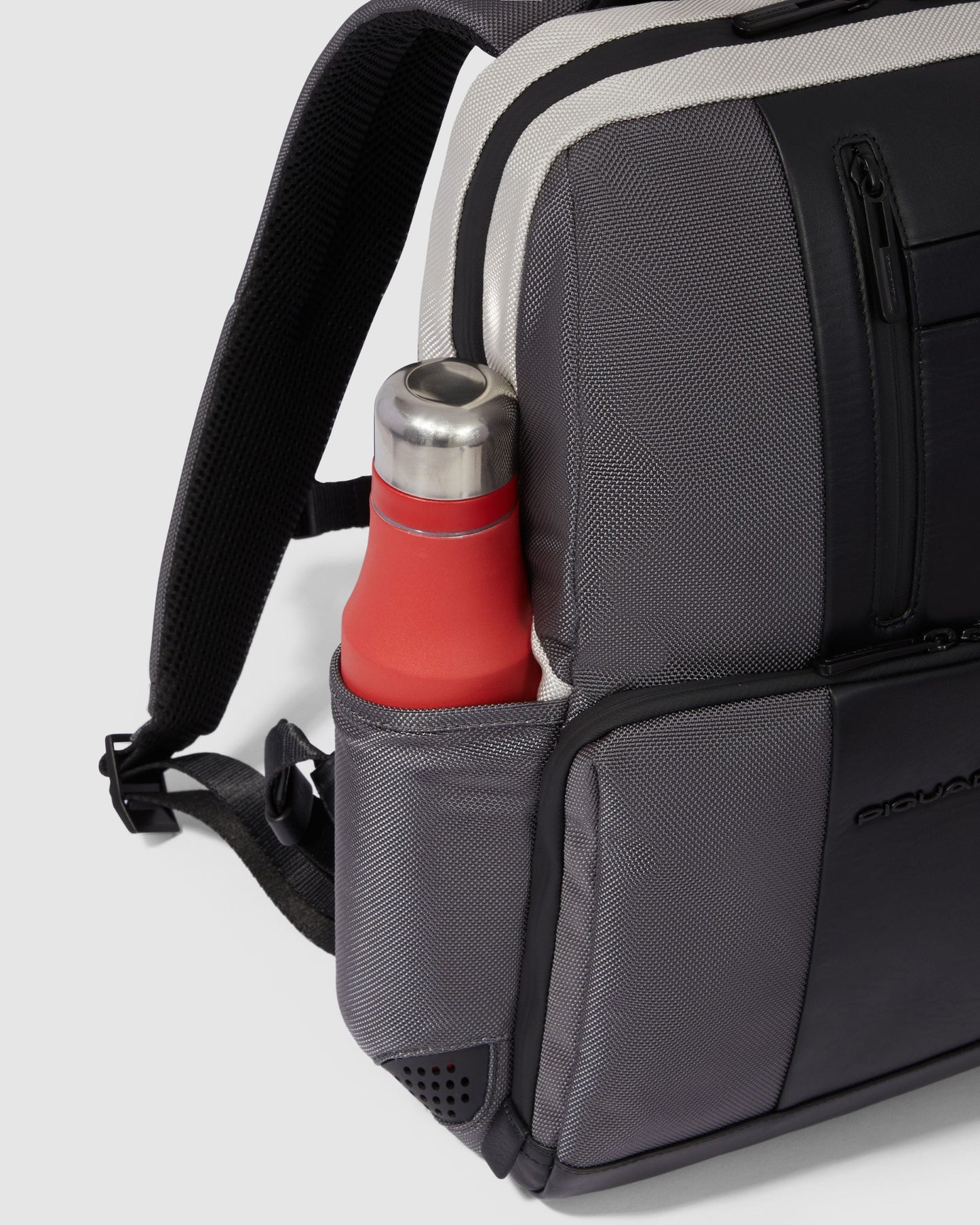 Piquadro 14” Laptop Compartment Backpack Grey Black