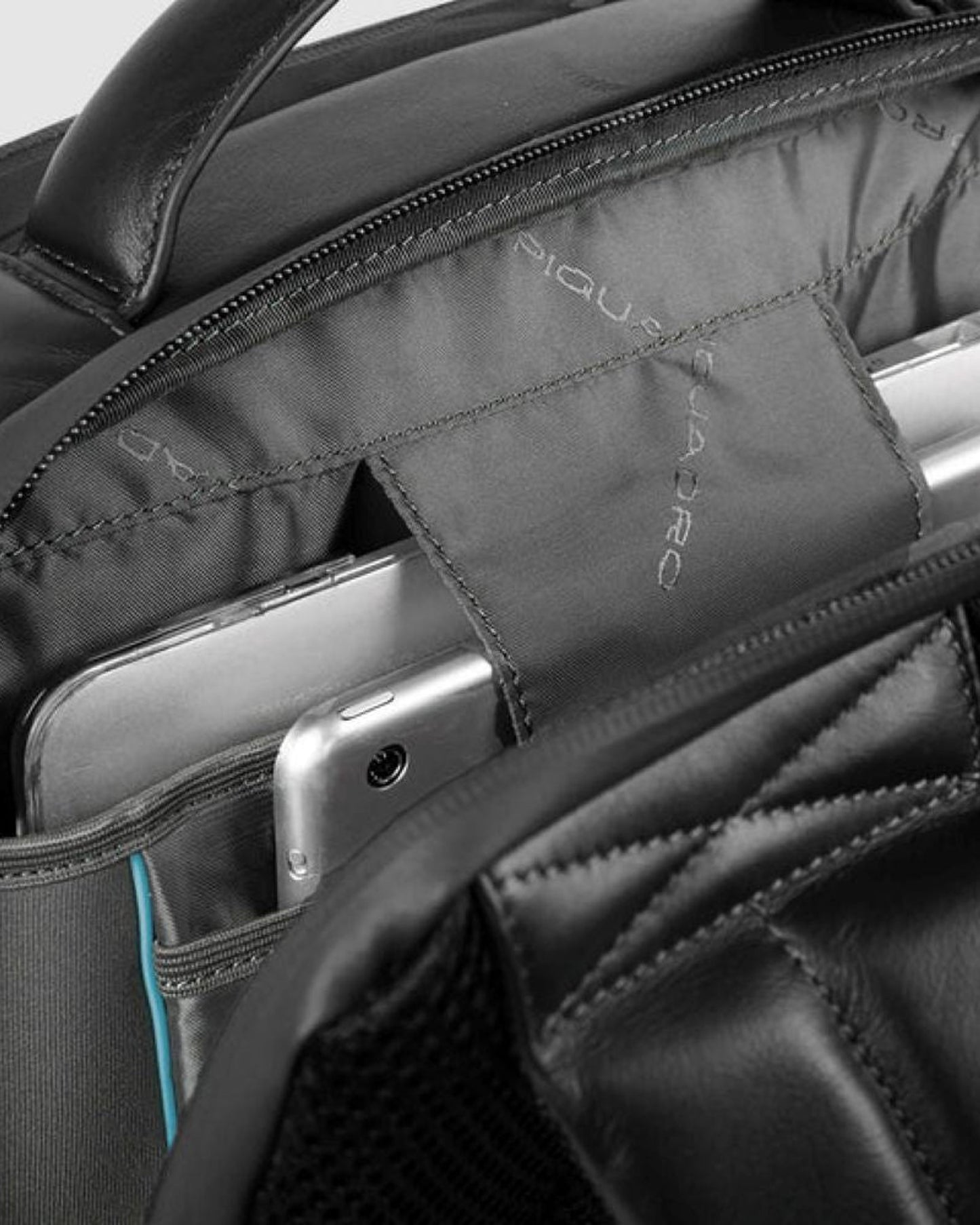Piquadro PC & iPad Backpack with Anti-Theft Cable & USB Black