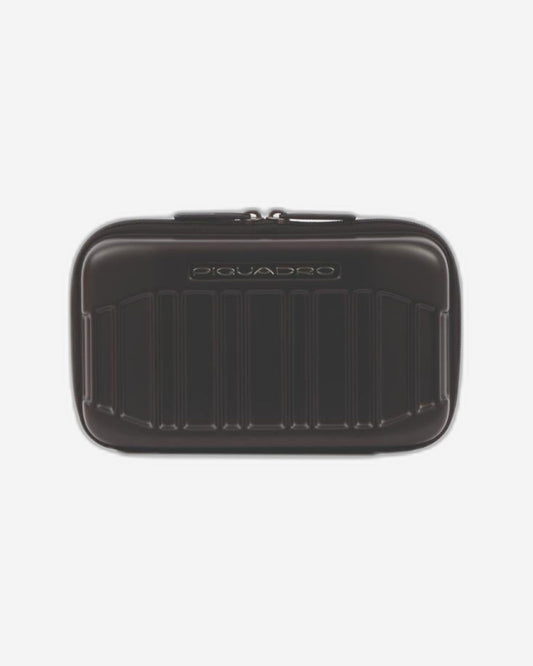 Piquadro Personal Case Crossbody Bag Matt Black