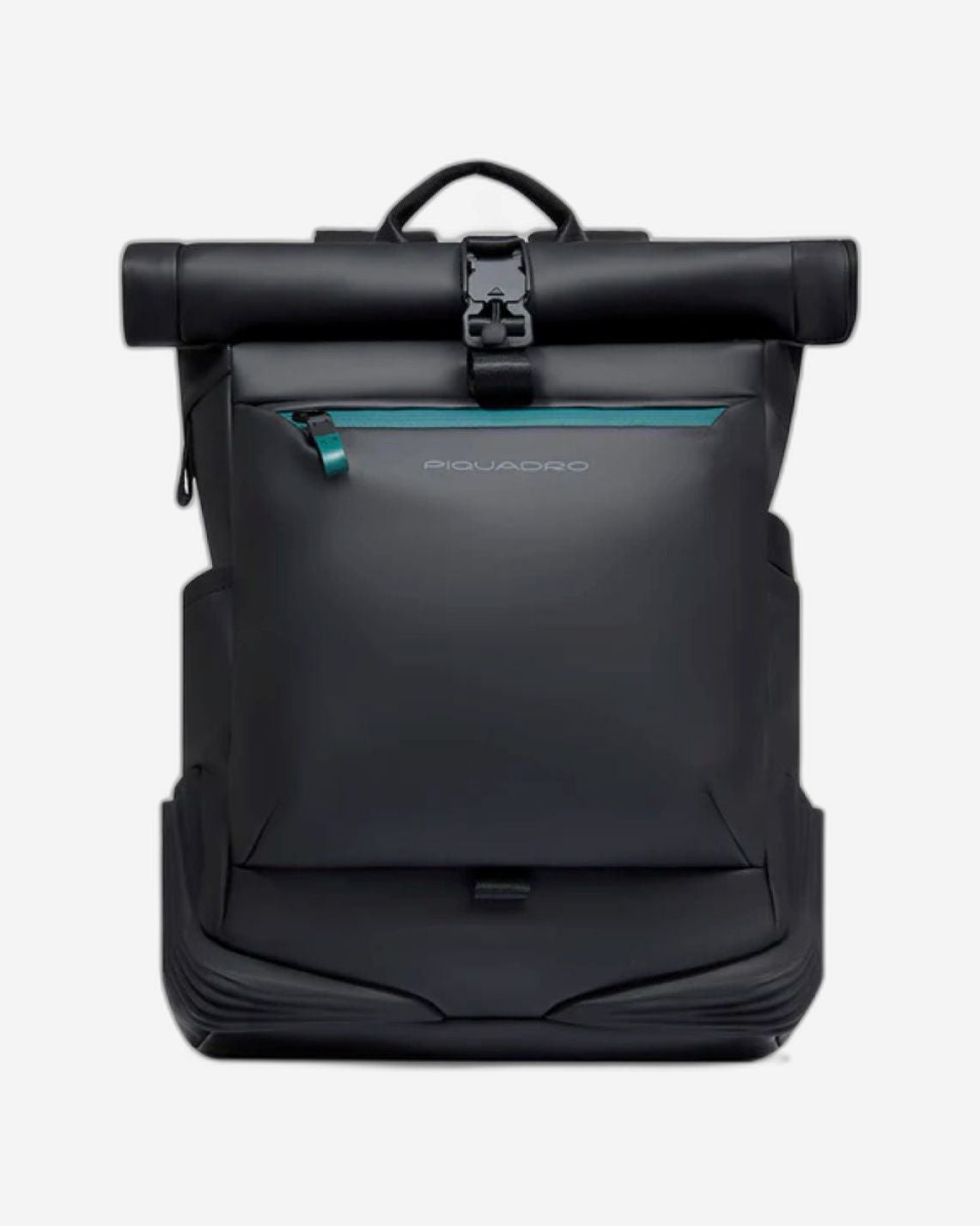 Piquadro Corner Wow Computer & iPad Backpack with Sternum Strap Black
