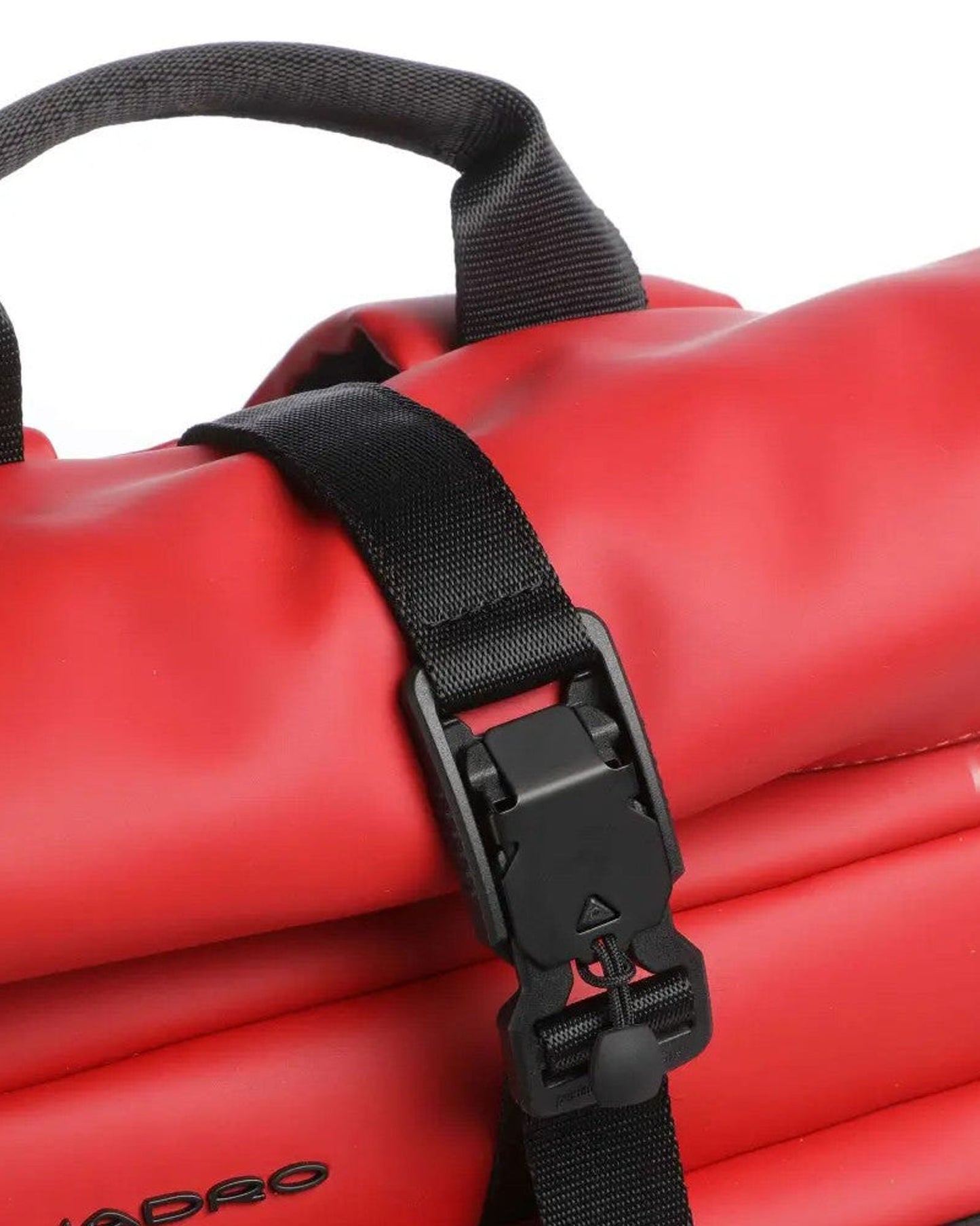 Piquadro Roll-Top Laptop & iPad Backpack Ducati Red