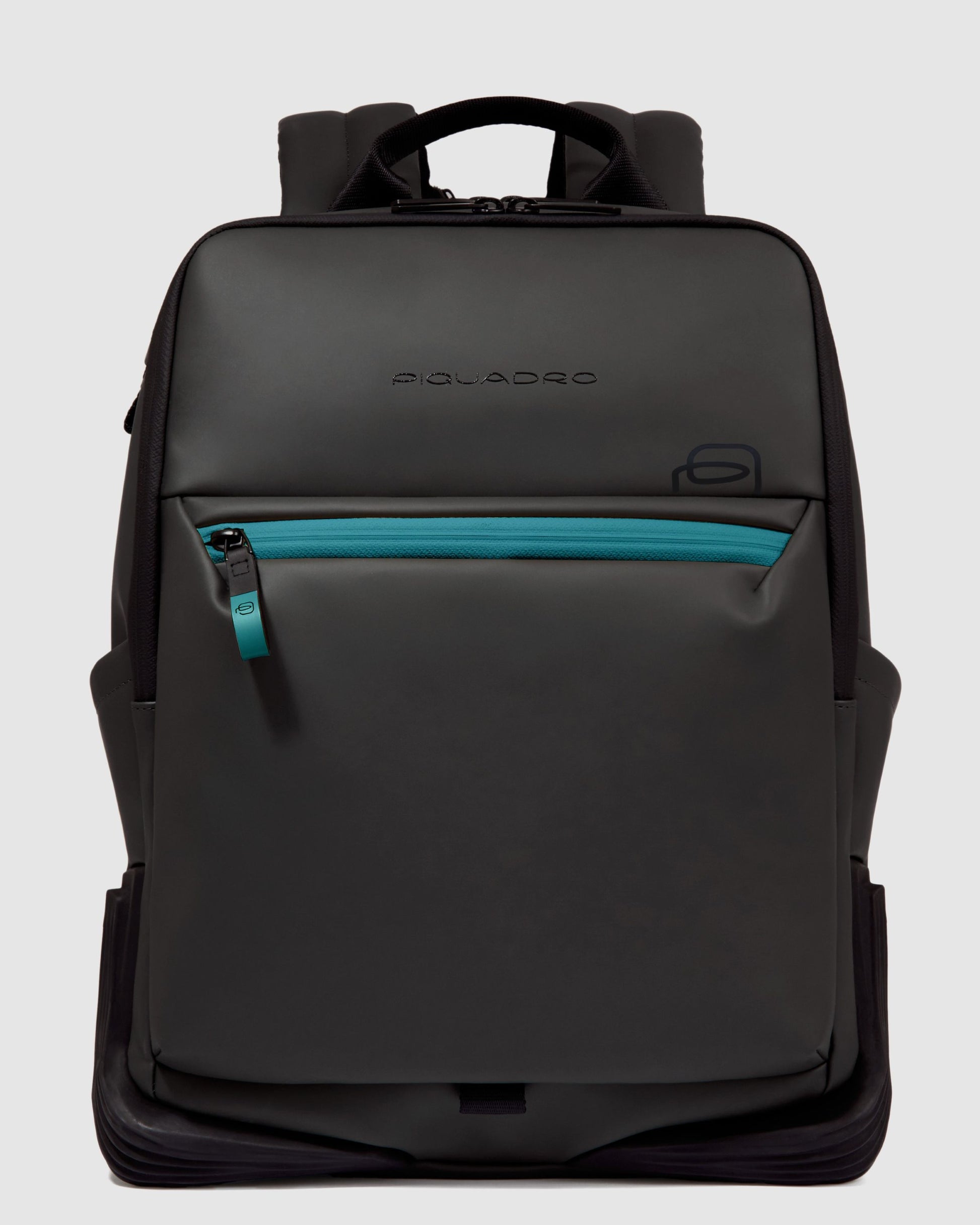 Piquadro Corner Special Computer And Ipad Pro Backpack With Sternum Black