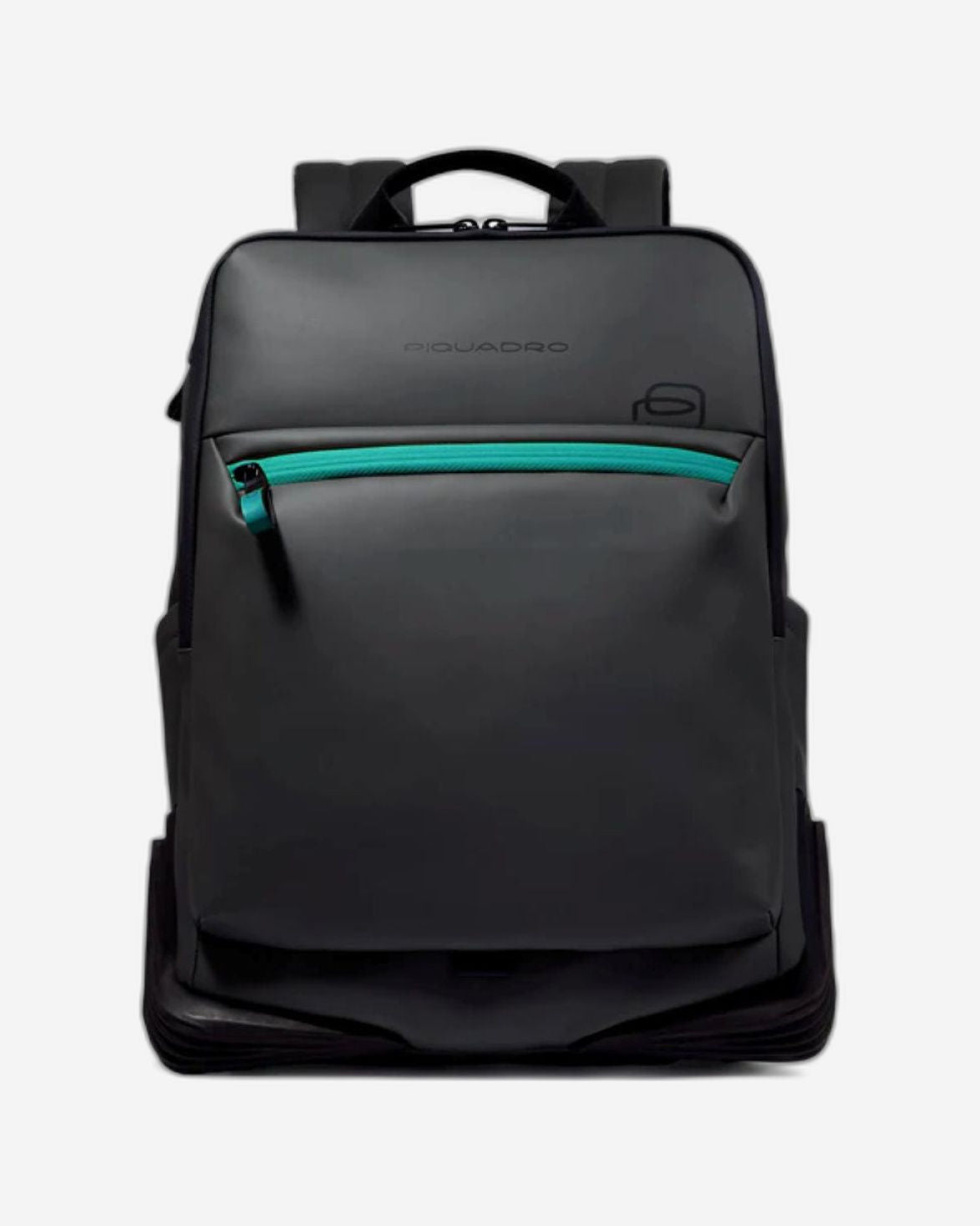Piquadro Corner Wow Fabric Backpack Black