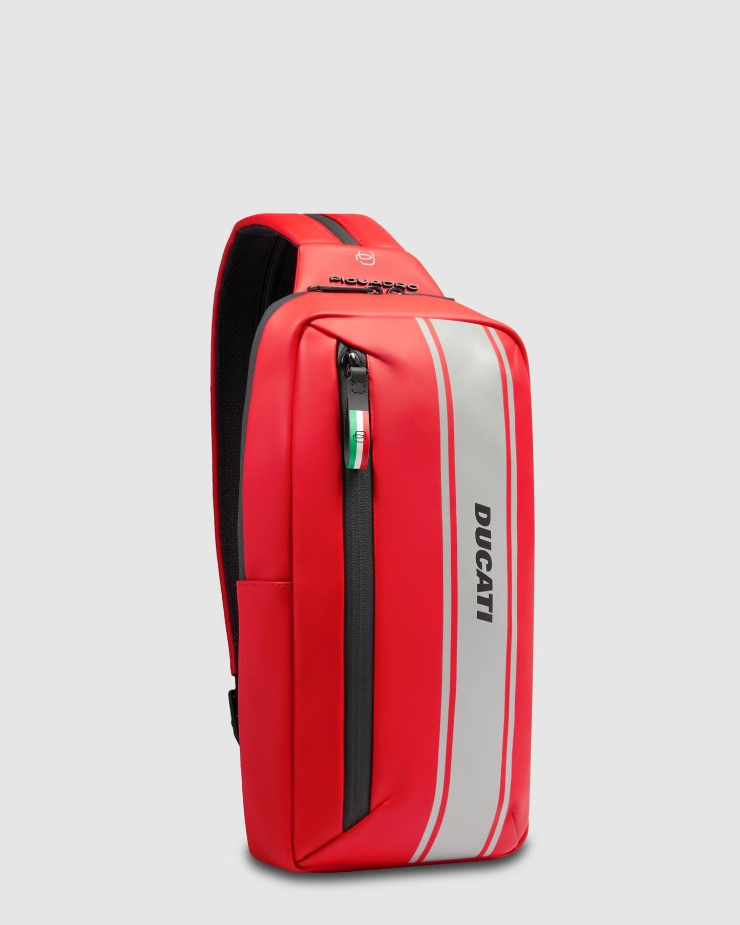 Piquadro Ducati for iPad Mini Compatibility Sling Bag Red