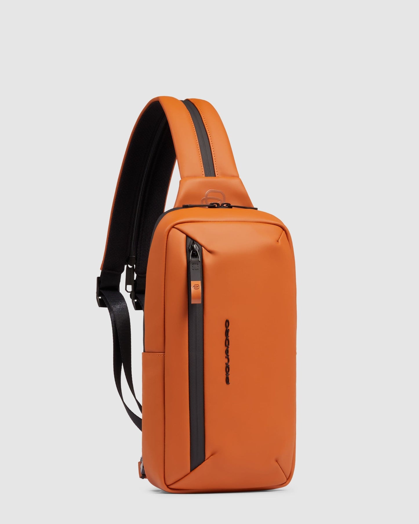 Piquadro iPad Mini Compatible Sling Bag Tobacco Brown