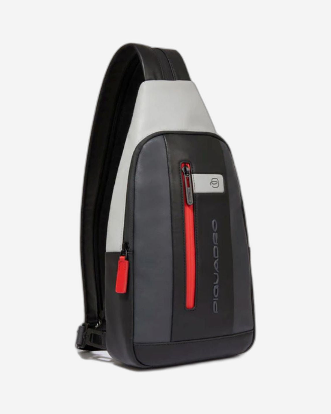 Piquadro Urban Leather Monosling Black