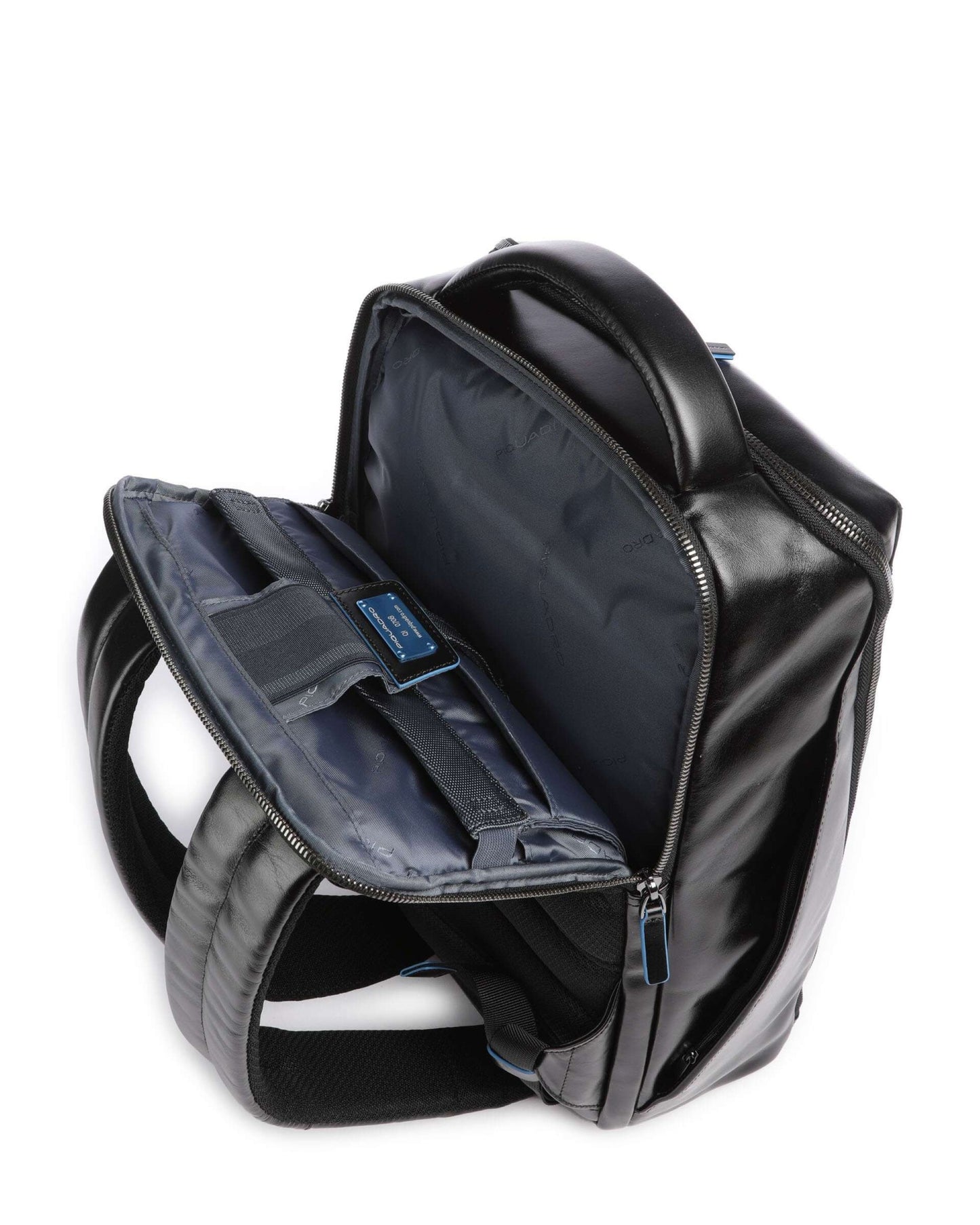 Piquadro Blue Square RFID Protection Laptop Backpack Black