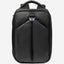Piquadro S137 Leather & Fabric Backpack Black