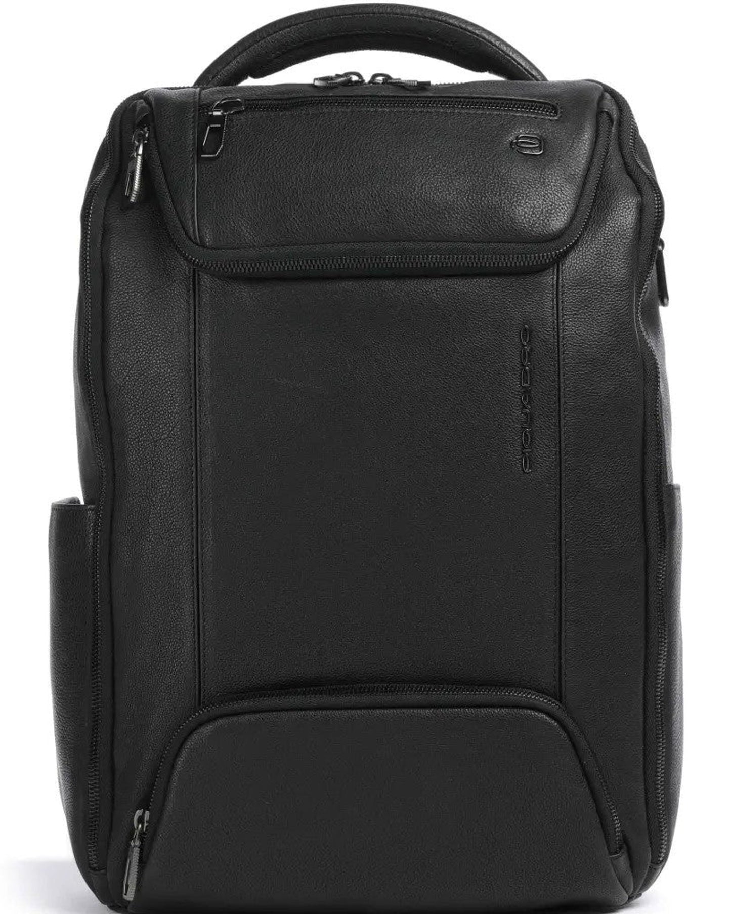 Piquadro S134 Leather Backpack Black