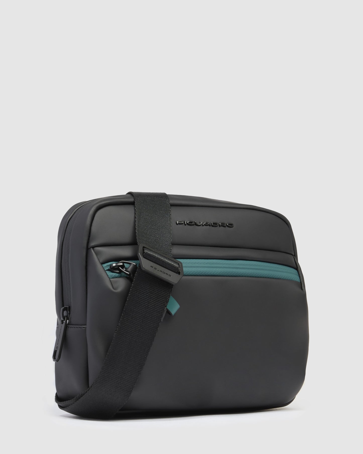 Piquadro iPad Mini Compatible Crossbody Bag Black