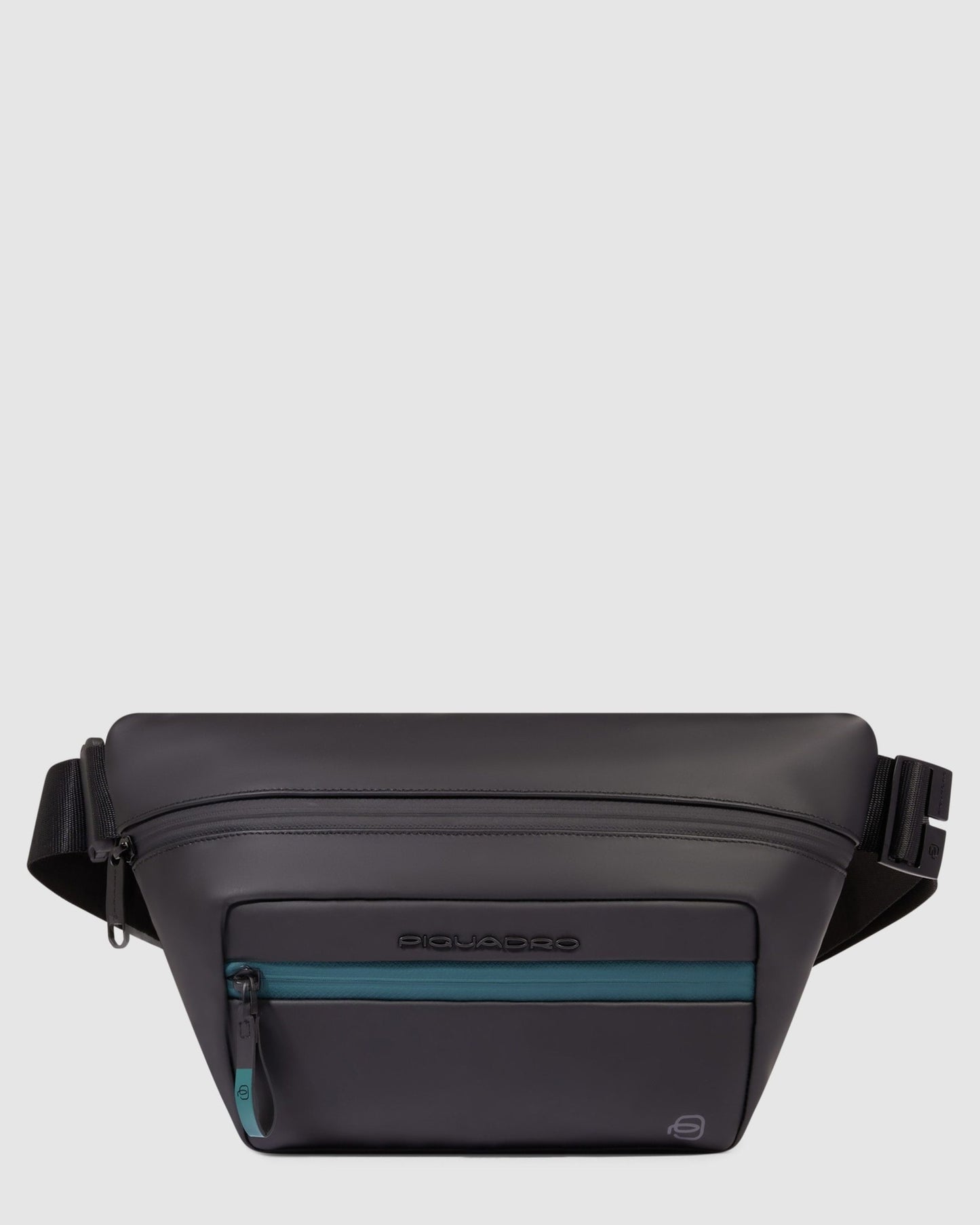 Piquadro Corner Special Bumbag In Fabric Black