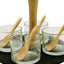 Cuisine Art Serving Set Round Slate 4Pc