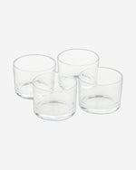 Cuisine Art Round Slate Serving Set with 4 Glass Bowls