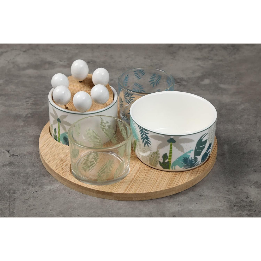 Cuisine Art Serving Set 12Pc Wooden Soup