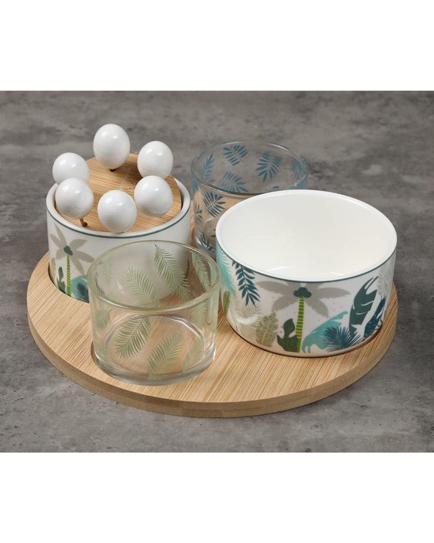 Cuisine Art Serving Set 12Pc Wooden Soup