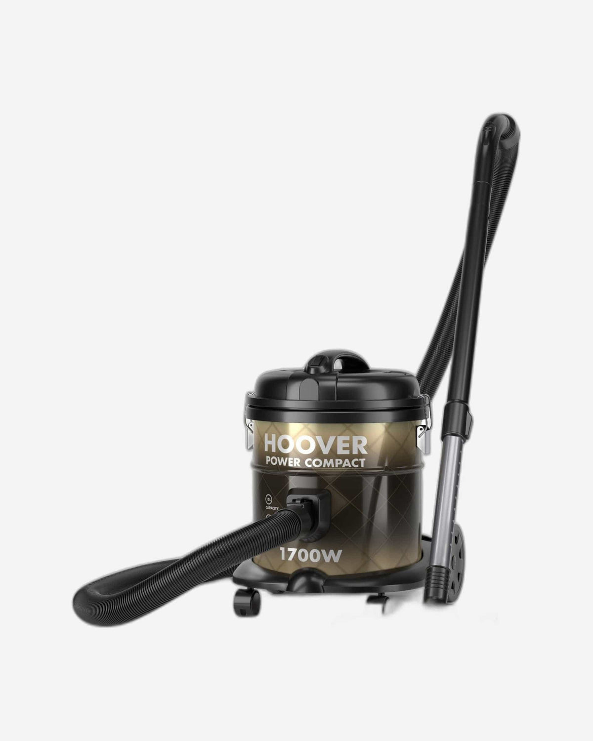 Hoover Power Compact Tank Vacuum Cleaner, 15 L – CDCY-T0XS (ESMA Certified)