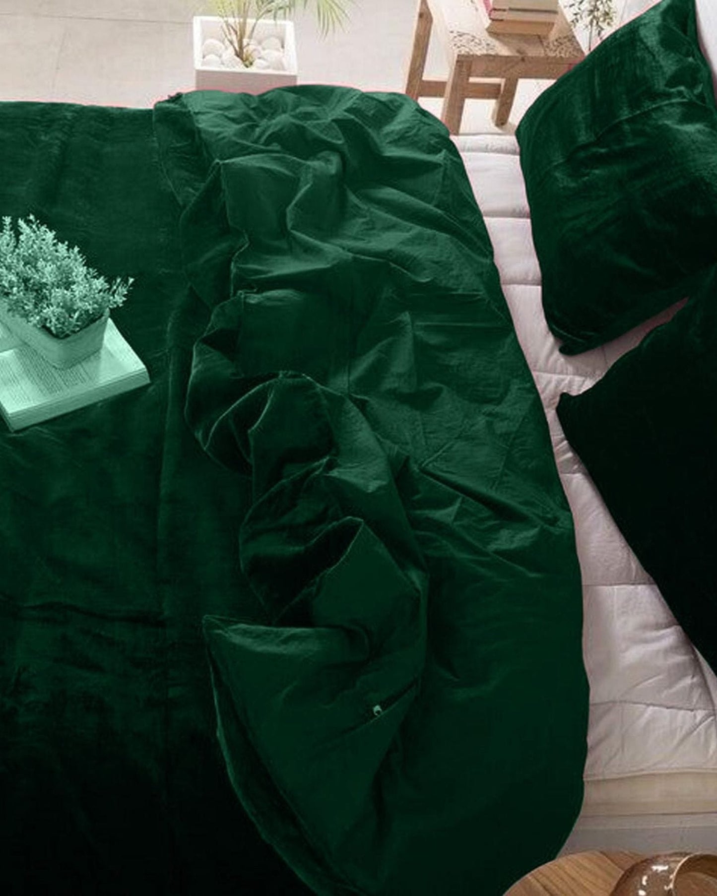 Cotton Home Comforter Set 3Pc Velvet