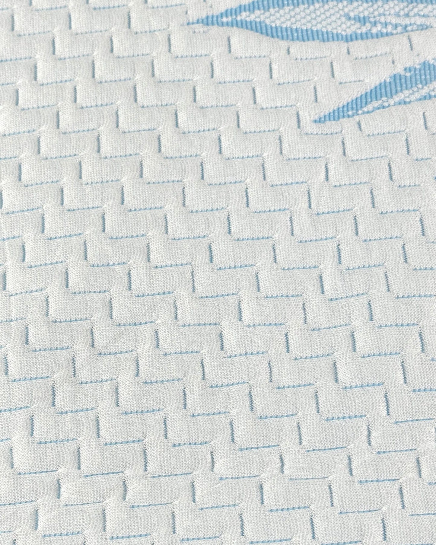 Cotton Home Mattress Protector Bamboo Blue