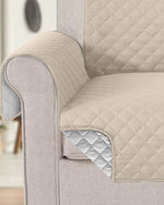 Cotton Home Premium 1 Seater Quilted Sofa Protector