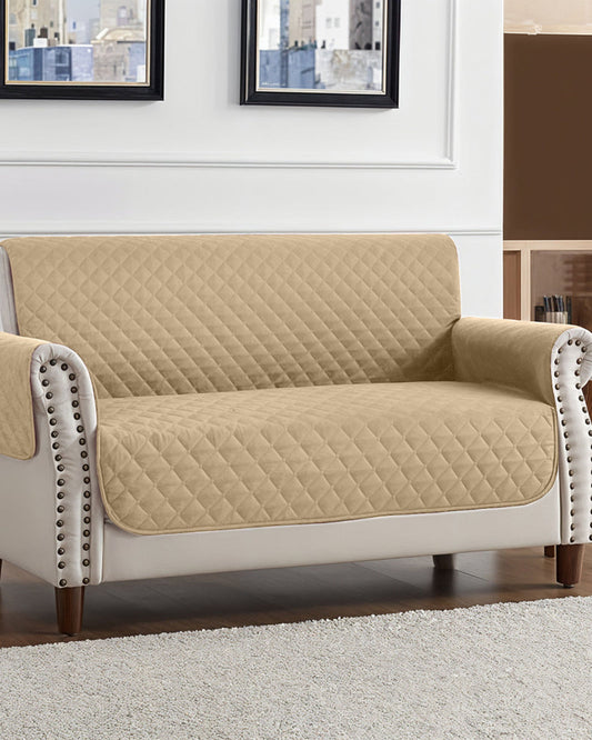 Cotton Home Premium 2 Seater Quilted Sofa Protector