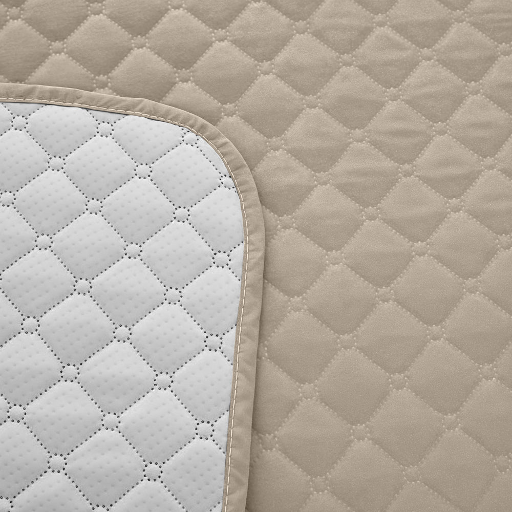 Cotton Home Premium 3 Seater Quilted Sofa Protector