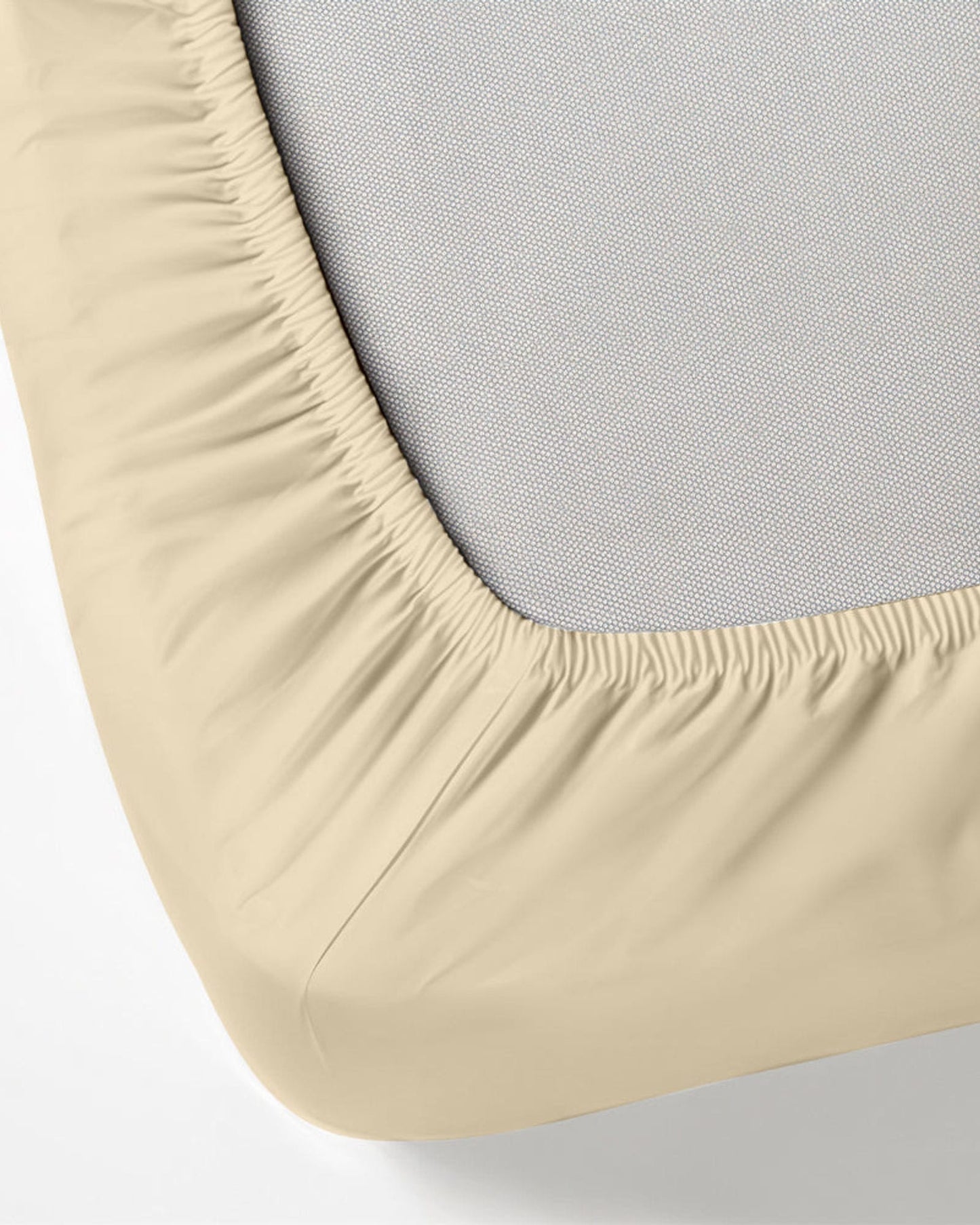 Cotton Home Fitted Sheet Set Beige