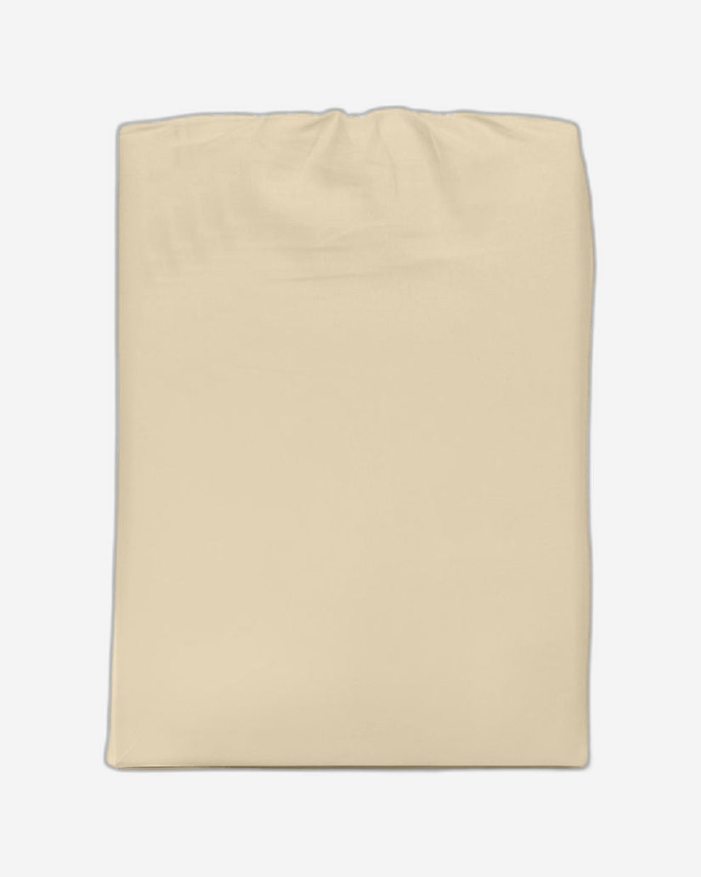 Cotton Home Premium Cotton Beige Fitted Sheet Set - 1 Fitted Sheet with 1 Pillowcase