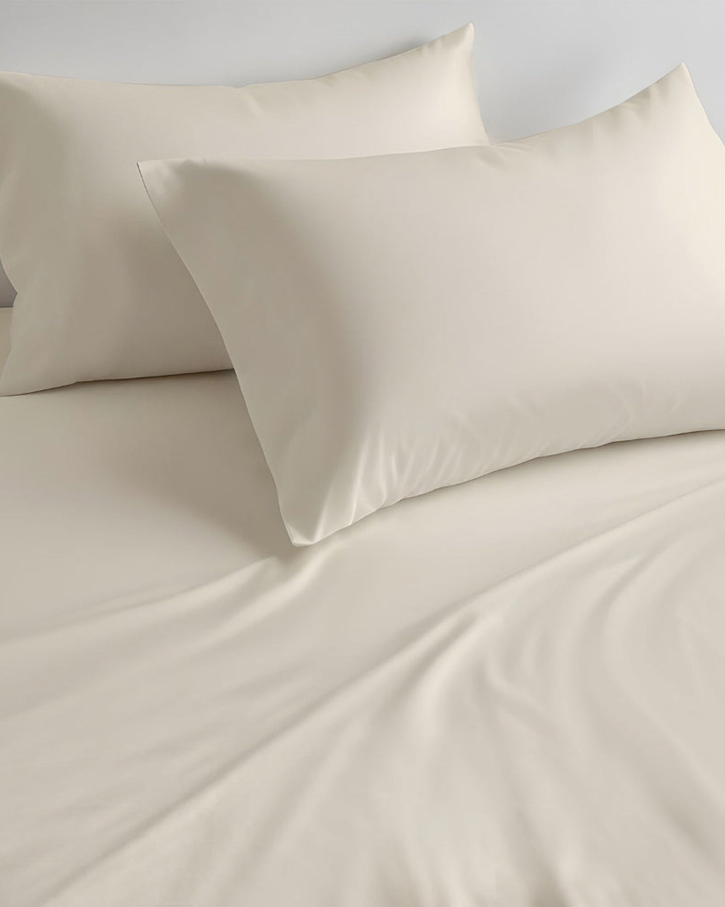 Cotton Home Fitted Sheet Set Cream