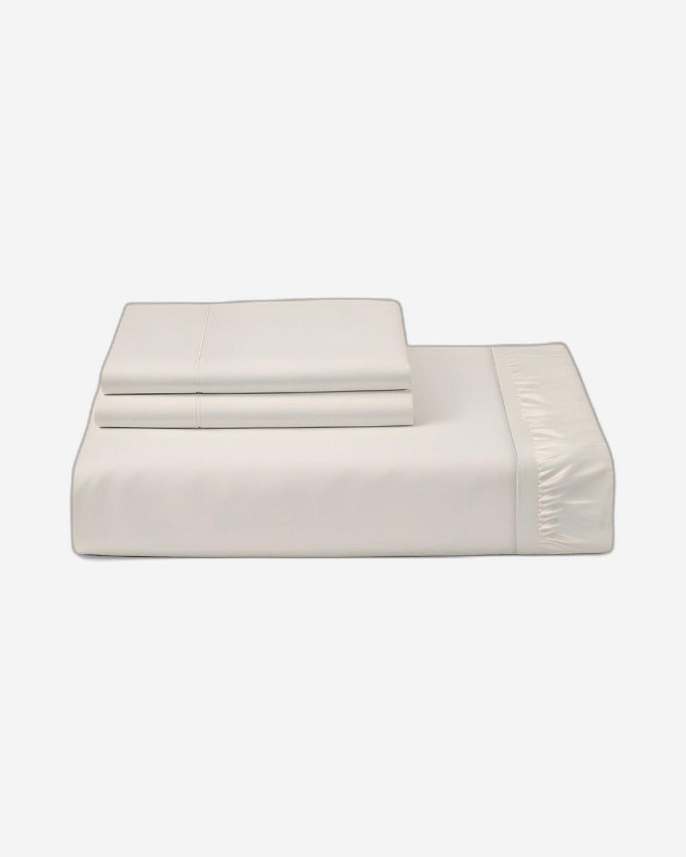 Cotton Home Fitted Sheet Set Cream