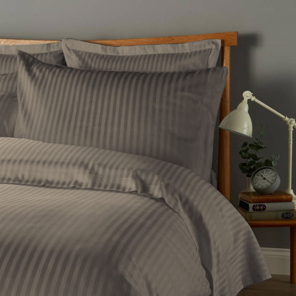 Cotton Home Premium Cotton Stripe 6 Pieces Duvet Cover Set 220x240cm