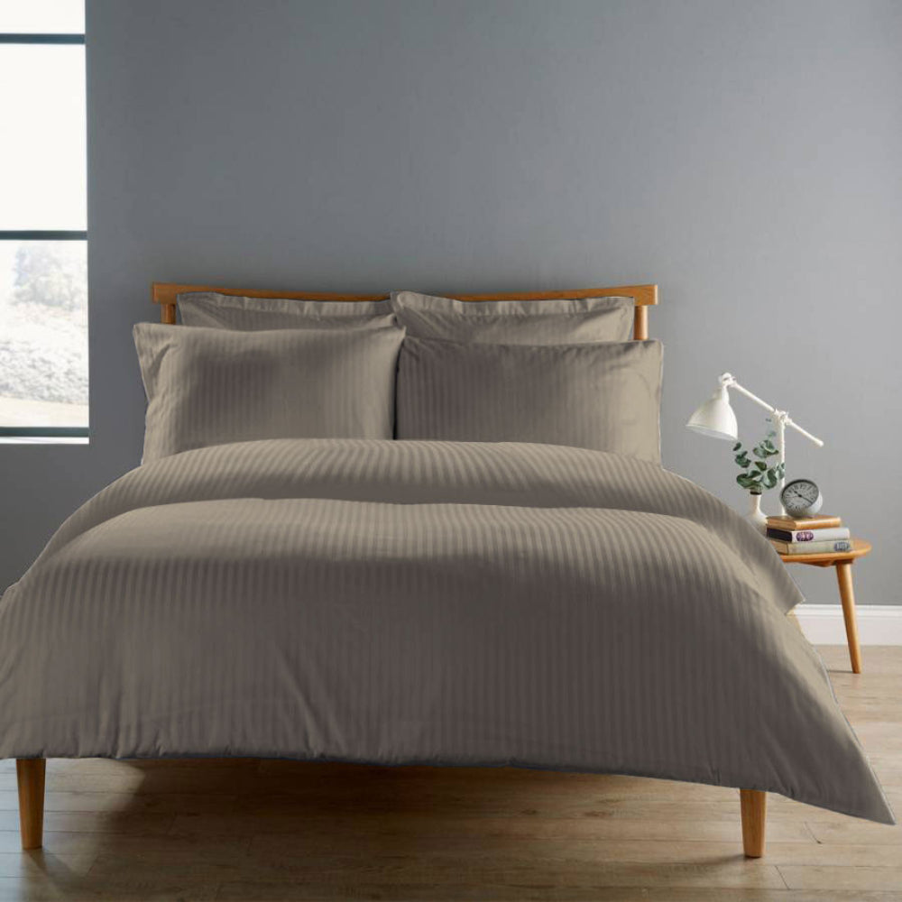 Cotton Home Premium Cotton Stripe 6 Pieces Duvet Cover Set 220x240cm