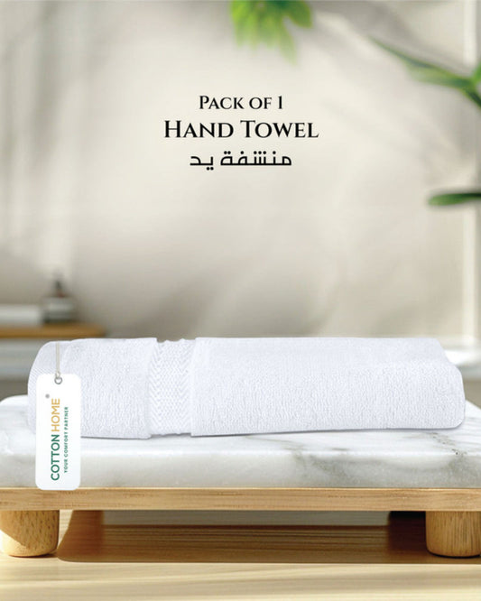 Cotton Home  Premium Cotton Towel 40x70cm Hand Towel, 600 GSM Quick Dry and Durable