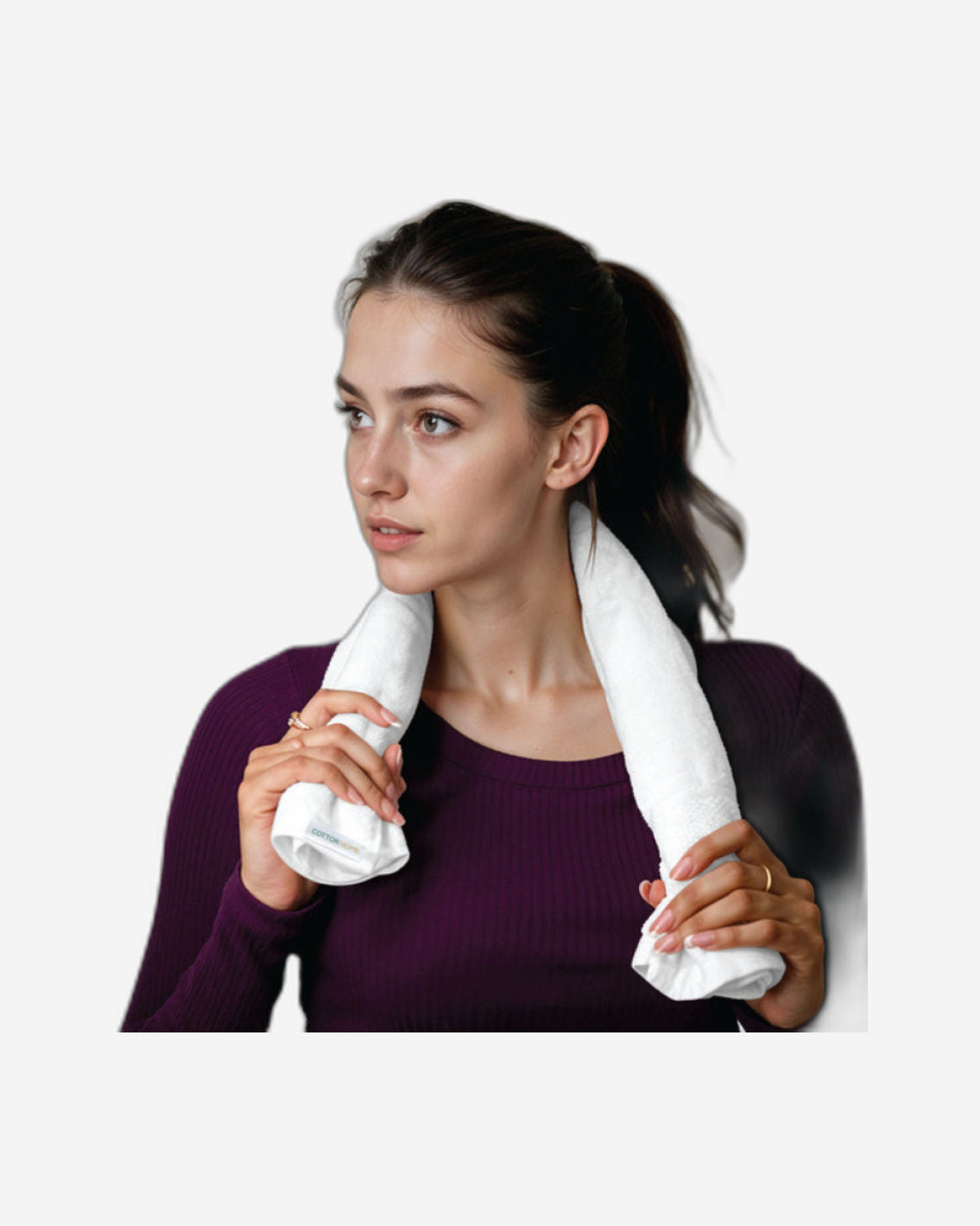 Cotton Home  Premium Cotton Towel 40x70cm Hand Towel, 600 GSM Quick Dry and Durable