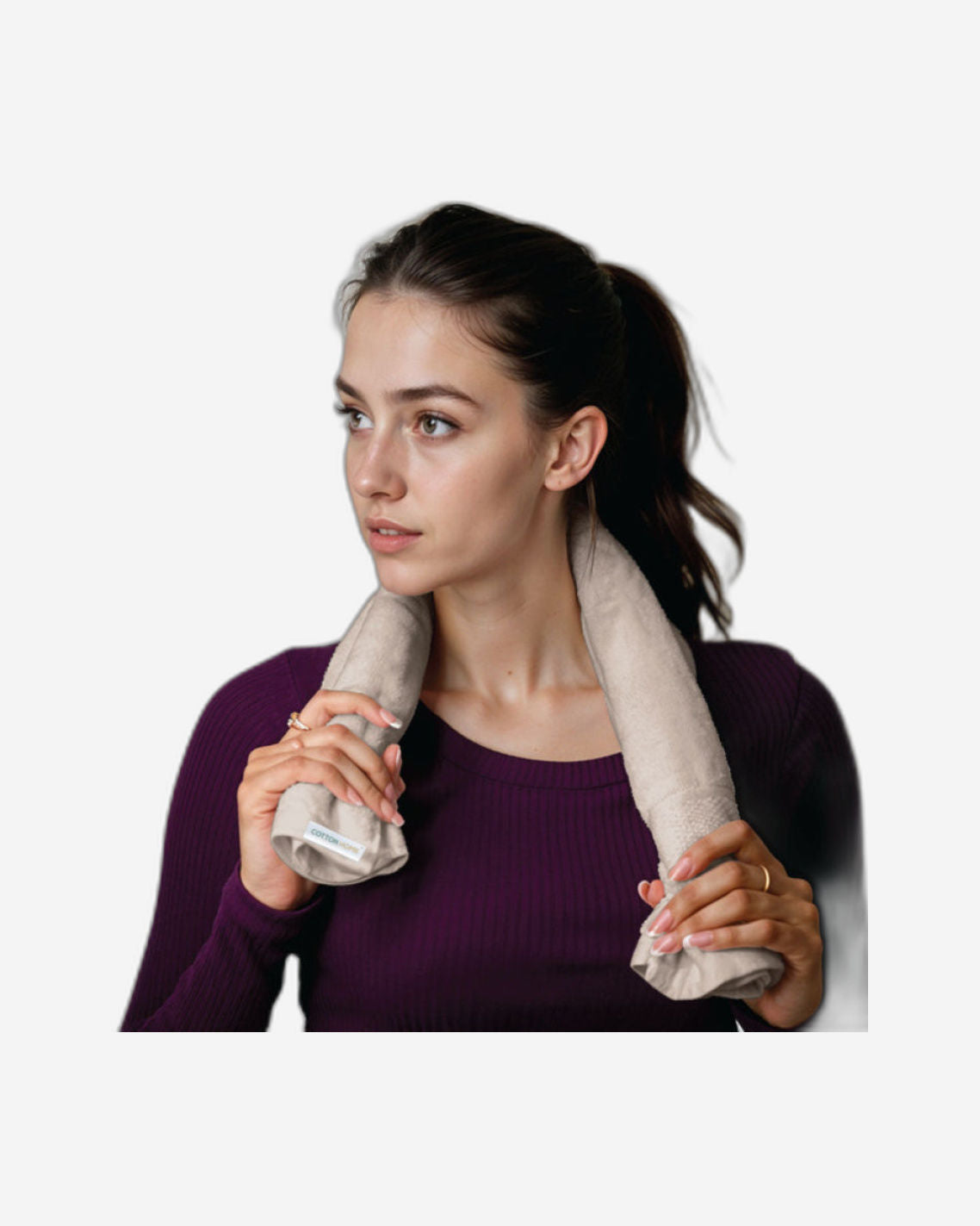 Cotton Home  Premium Cotton Towel 40x70cm Hand Towel, 600 GSM Quick Dry and Durable