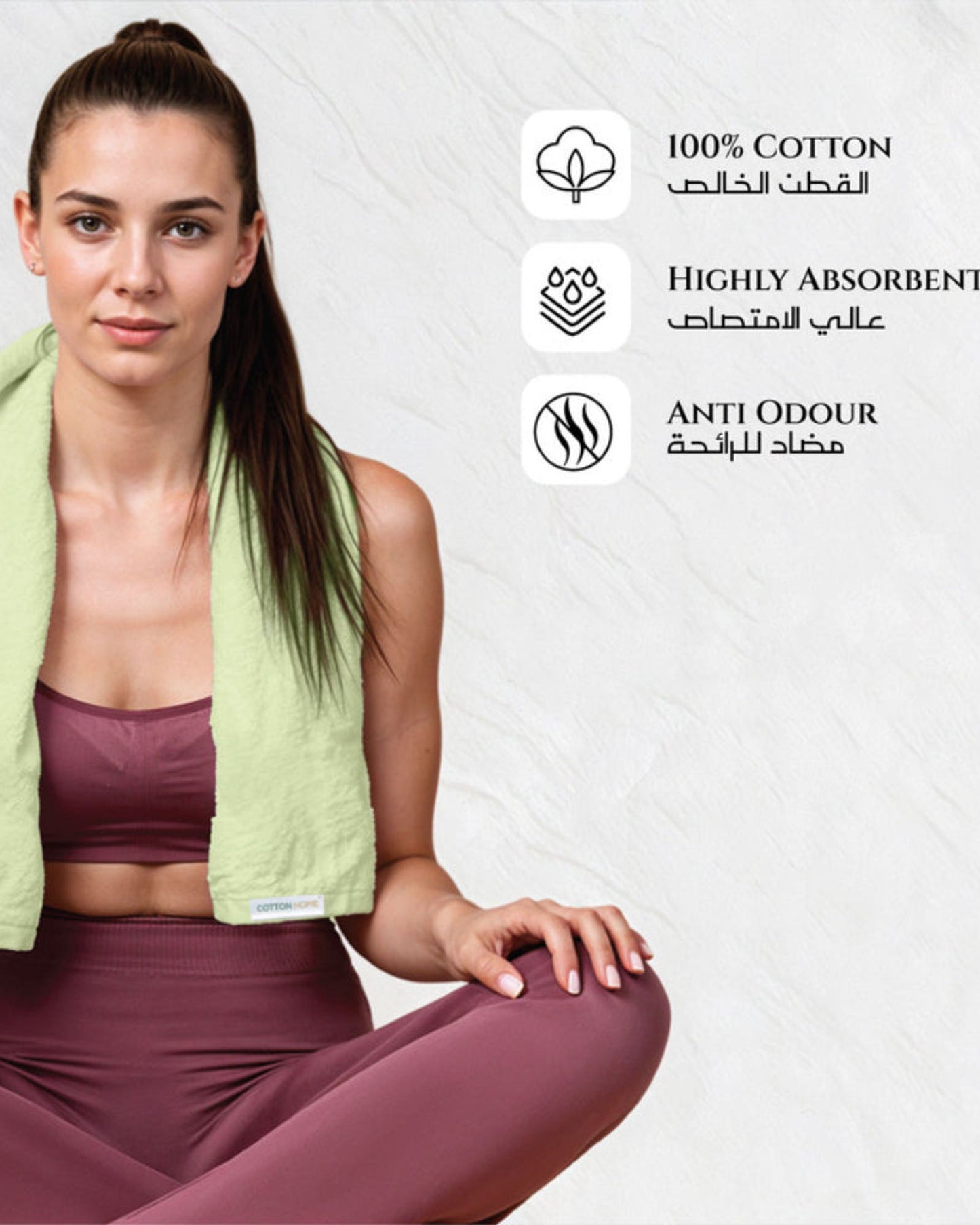 Cotton Home  Premium Cotton Towel 40x70cm Hand Towel, 600 GSM Quick Dry and Durable