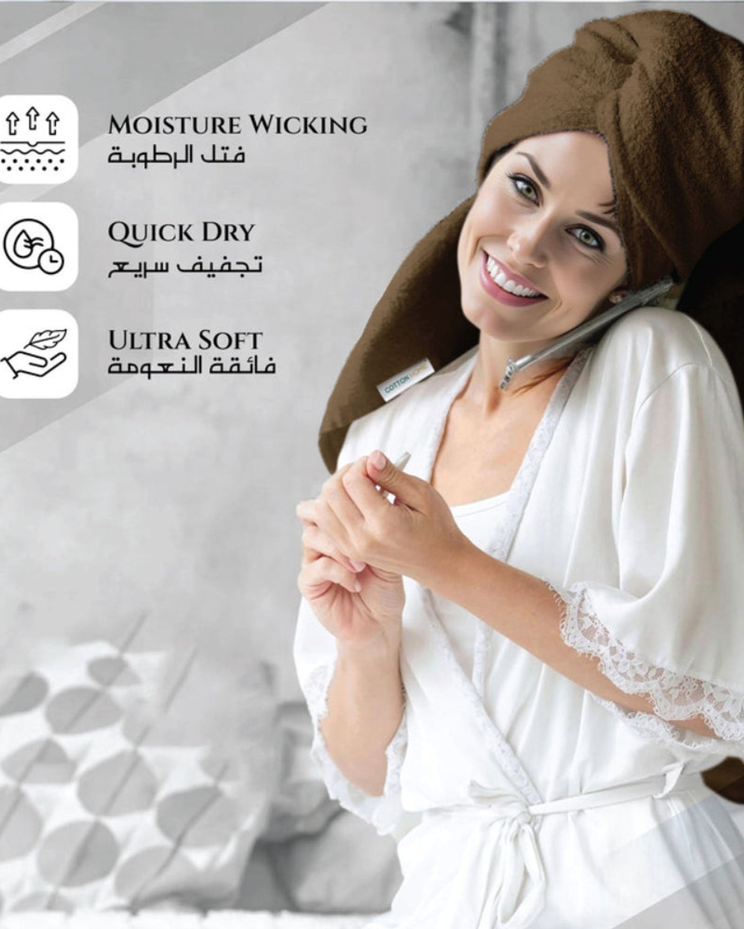 Cotton Home  Premium Cotton Towel 70x140cm Bath Towel, 600 GSM Quick Dry and Durable